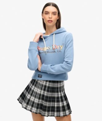 Sweat à capuche avec logo arc-en-ciel