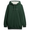 Sweat à capuche avec logo métallisé de luxe Sweat à capuche avec logo métallisé de luxe