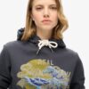 Sweat à capuche avec logo Tokyo Vintage