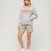 Sweat à capuche avec logo Vintage ton sur ton