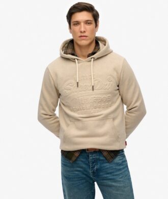 Sweat à capuche avec motif en relief