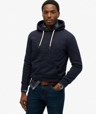 Sweat à capuche avec motif en relief