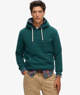Sweat à capuche avec motif en relief
