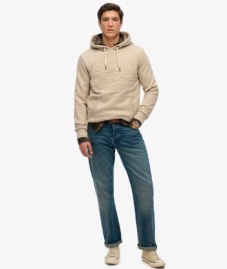 Sweat à capuche avec motif en relief