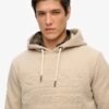 Sweat à capuche avec motif en relief