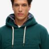 Sweat à capuche avec motif en relief