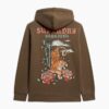 Sweat à capuche avec motif tatouage