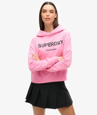 Sweat à capuche court Core Sport