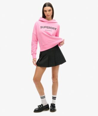 Sweat à capuche court Core Sport