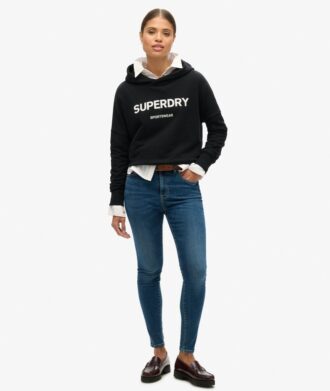 Sweat à capuche court Core Sport
