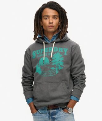 Sweat à capuche graphique Outdoor