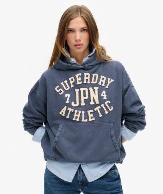 Sweat à capuche oversize avec appliqué Athletic Essentials