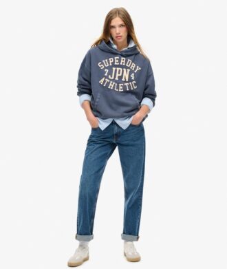 Sweat à capuche oversize avec appliqué Athletic Essentials