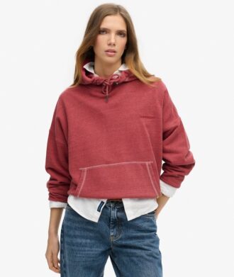 Sweat à capuche surteint avec logo Essential