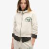 Sweat à capuche zippé court et ample Athletic Essentials Sweat à capuche zippé court et ample Athletic Essentials