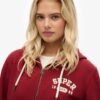 Sweat à capuche zippé court et ample Athletic Essentials Sweat à capuche zippé court et ample Athletic Essentials