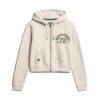 Sweat à capuche zippé court et ample Athletic Essentials Sweat à capuche zippé court et ample Athletic Essentials