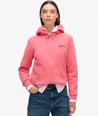 Sweat à capuche zippé Essential Logo