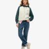 Sweat à capuche zippé oversize à manches raglan avec logo Essential Sweat à capuche zippé oversize à manches raglan avec logo Essential