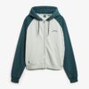 Sweat à capuche zippé oversize à manches raglan avec logo Essential Sweat à capuche zippé oversize à manches raglan avec logo Essential