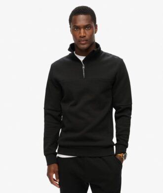 Sweat-shirt ample à demi-zip Tech