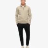 Sweat-shirt ample à demi-zip Tech