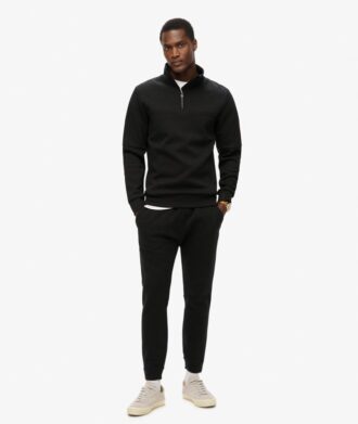 Sweat-shirt ample à demi-zip Tech