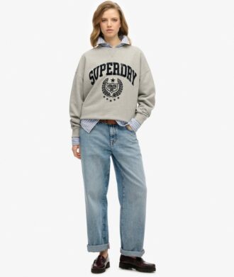 Sweats athlétiques amples à motif floqué