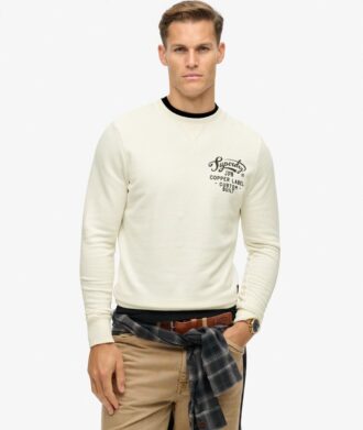 Sweats à col rond avec logo Copper Label