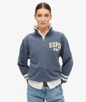 Sweats à demi-zip avec appliqué Athletic Essentials