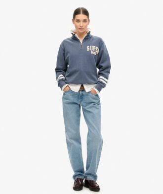 Sweats à demi-zip avec appliqué Athletic Essentials
