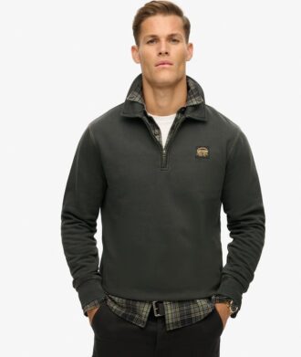 Sweats à demi-zip avec coutures contrastées