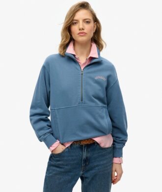 Sweats à demi-zip avec logo Essential