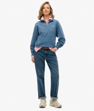 Sweats à demi-zip avec logo Essential