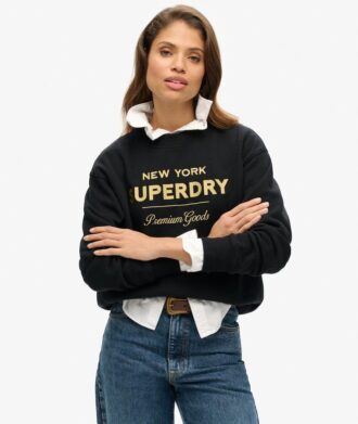 Sweats à logo métallisé Luxe