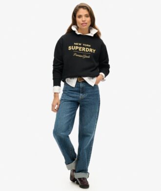 Sweats à logo métallisé Luxe