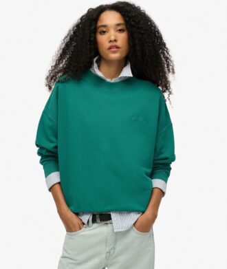 Sweats oversize à col rond avec logo Essential