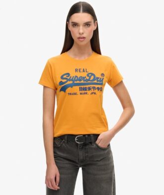 T-shirt ajusté avec logo Vintage brodé