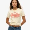 T-shirt ajusté avec logo Vintage néon T-shirt ajusté avec logo Vintage néon