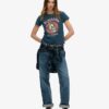 T-shirt ajusté avec strass « Tattoo » T-shirt ajusté avec strass « Tattoo »