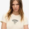 T-shirt ajusté avec strass « Tattoo » T-shirt ajusté avec strass « Tattoo »