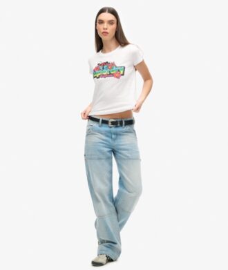 T-shirt ajusté Cali Sticker