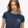 T-shirt ajusté à col rond Athletic Essentials T-shirt ajusté à col rond Athletic Essentials