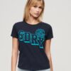 T-shirt ajusté flocé Varsity T-shirt ajusté flocé Varsity
