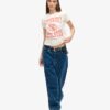 T-shirt ajusté flocé Varsity T-shirt ajusté flocé Varsity