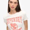 T-shirt ajusté flocé Varsity T-shirt ajusté flocé Varsity