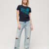 T-shirt ajusté flocé Varsity T-shirt ajusté flocé Varsity