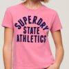 T-shirt ajusté flocé Varsity T-shirt ajusté flocé Varsity