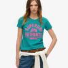 T-shirt ajusté à imprimé bouffant