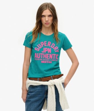 T-shirt ajusté à imprimé bouffant